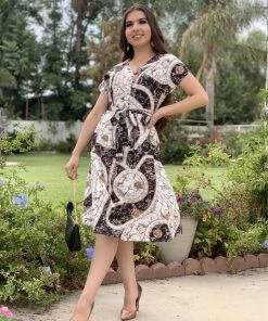 Valeria'S Boutique Laura Midi Dress (Dark) New Arrivals