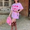 Valeria'S Boutique COLORES Collection "Ride On Cowgirls" T-Shirt