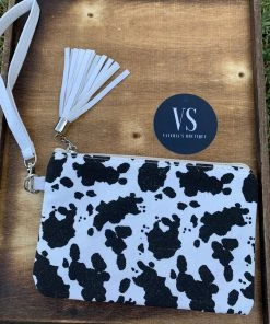 Valeria'S Boutique Cowprint Wristlet New Arrivals