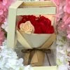 Valeria'S Boutique Rose Bouquet In A Box (Red)