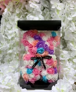 Valeria'S Boutique Rose Teddy Bears (Cotton Candy)