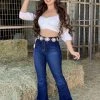 Valeria'S Boutique Ruth High Rise Flare Jeans New Arrivals