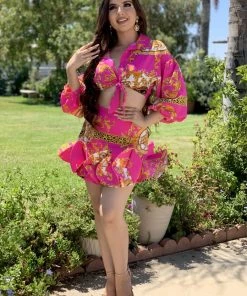 Valeria'S Boutique New Arrivals Buchi-Fresa Skirt Set