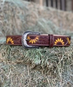 Valeria'S Boutique Cincelado Belts (Sunflower) - Western Buckle New Arrivals