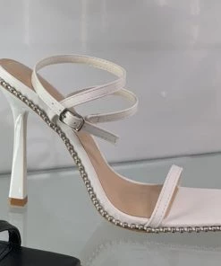 Valeria'S Boutique Subtle Sweet Heels (White) New Arrivals