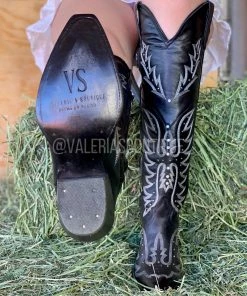 Valeria'S Boutique Valeria’S Boutique Tall Western Boots (Black)