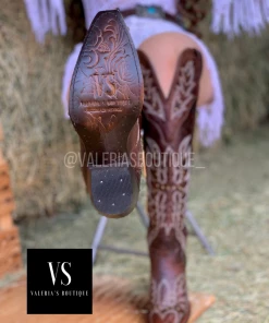 Valeria'S Boutique Valeria’S Boutique Tall Western Boots 2.0 (Brown) Rodeo Collection