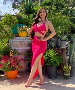 Valeria'S Boutique Hibiscus Skirt Set COLORES Collection