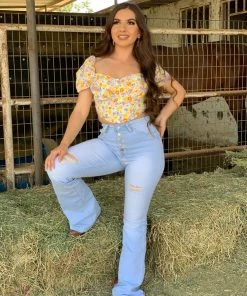 Valeria'S Boutique New Arrivals Regina High Rise Flare Jeans (Extra Light)