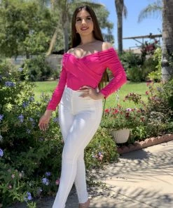 Valeria'S Boutique The Office Pants (White) New Arrivals