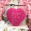 Valeria'S Boutique Birthday / Anniversary Gifts Rose Heart (Dark Pink)