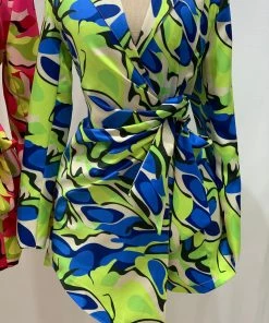 Valeria'S Boutique Dominique Romper (Green) COLORES Collection