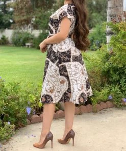 Valeria'S Boutique Laura Midi Dress (Dark) New Arrivals