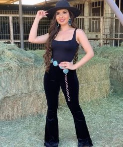 Valeria'S Boutique Essential Bodysuit (Black)