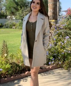 Valeria'S Boutique New Arrivals Dora Must-Have Coat (Oatmeal)