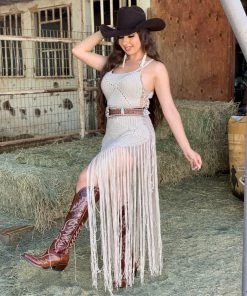 Valeria'S Boutique Summer / Beach Hailey Fringe Coverup