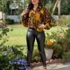 Valeria'S Boutique Unstoppable Printed Blouse