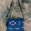 Valeria'S Boutique Blues Aztec Clutch New Arrivals