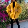 Valeria'S Boutique New Arrivals Maggie Fur Poncho