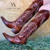 Valeria'S Boutique Valeria’S Boutique Tall Western Boots (Cognac)