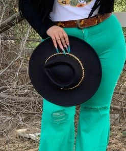 Valeria'S Boutique Rodeo Collection Ximena Hat (Black)