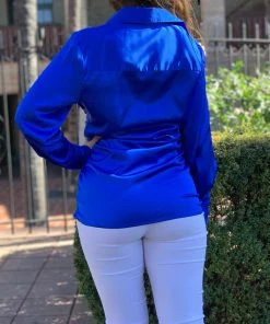 Valeria'S Boutique Lara Satin Top