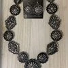 Valeria'S Boutique Concho Necklace & Earrings Set New Arrivals