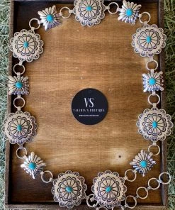 Valeria'S Boutique Waco Concho Chain Belt (Silver) New Arrivals