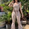 Valeria'S Boutique Vintage Striped Top Rodeo Collection