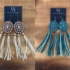 Valeria'S Boutique THE Concho Fringe Earrings New Arrivals