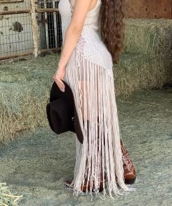 Valeria'S Boutique Summer / Beach Hailey Fringe Coverup