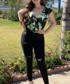 Valeria'S Boutique Zoe High Rise Ankle Jeans