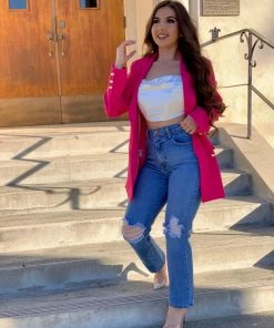 Valeria'S Boutique New Arrivals Jenny High Rise Mom Jeans