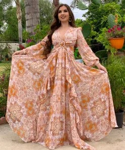 Valeria'S Boutique Paisley Print Maxi Dress Summer / Beach