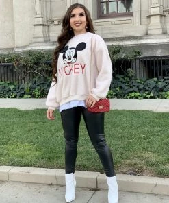 Valeria'S Boutique Mickey Teddy Sweater