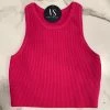 Valeria'S Boutique Cici Ribbed Tank Top (Pink)