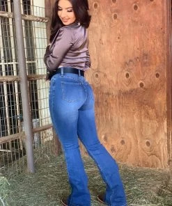 Valeria'S Boutique Sophia Satin Bodysuit (Silver Brown) New Arrivals