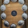 Valeria'S Boutique New Arrivals Classic Concho Chain Belt (Silver)