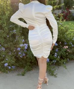 Valeria'S Boutique New Arrivals Milenna Satin Mini Dress