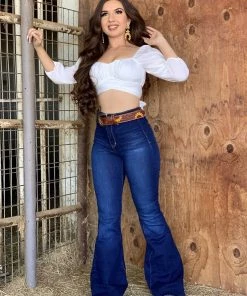 Valeria'S Boutique Ruth High Rise Flare Jeans New Arrivals