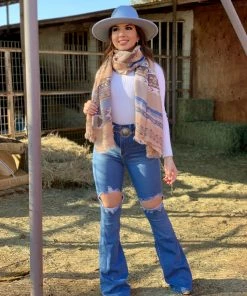 Valeria'S Boutique Rosabella Distressed High Rise Flare Jeans (Light) New Arrivals 11 Valeria'S Boutique Rosabella Distressed High Rise Flare Jeans (Light) New Arrivals